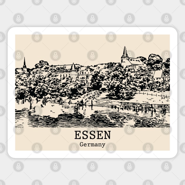 Essen - Germany Magnet by Lakeric